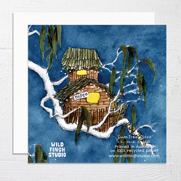 GUMTREE DISCO - Square Greetings Card