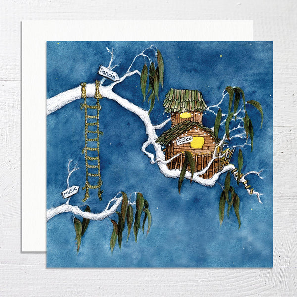 GUMTREE DISCO - Square Greetings Card