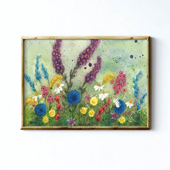 SPRING FLOWER GARDEN - Art Print